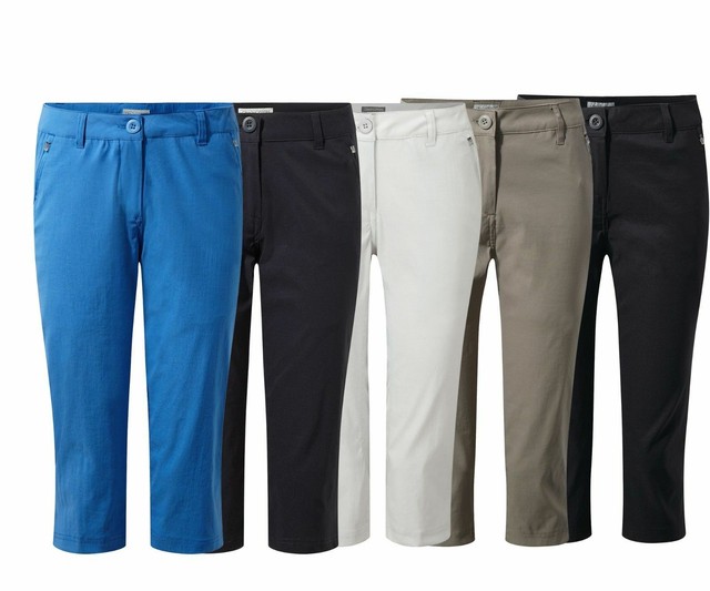 Craghoppers Womens Kiwi Pro Crops II Ladies 3/4 Pro Stretch Capri Craghoppers Womens Kiwi Pro Crops II Ladies 3/4 Pro Stretch Capri