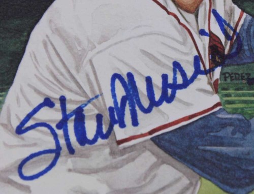 Stan Musial Signed Perez Steele Great Moments Cardinals Autograph D13147 - Picture 2 of 3