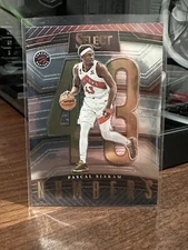 2022-23 Select Basketball PASCAL SIAKAM Numbers Silver Insert #14 Raptors