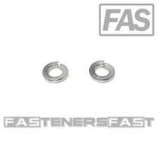 (100) 1/4" 316 Stainless Steel Medium Lock Washers 316 MARINE GRADE