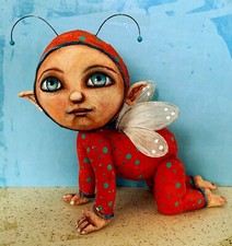 Cloth Folk Art Doll Pattern "Fairy" By Susan Barmore