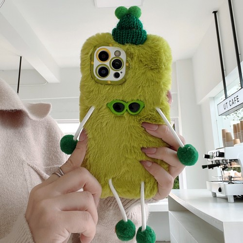 Genial cubierta de teléfono suave mullida a prueba de golpes de felpa para iPhone Samsung - Imagen 16 de 21