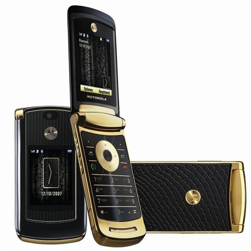 Top Zustand Motorola RAZR2 V8 - Gold (entsperrt) Handy - Bild 2 von 3