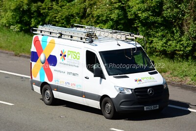 Transporter Foto 12x8 - Mercedes Benz Sprinter - PTSG - YK22 DHP