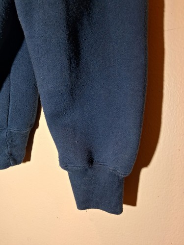 VINTAGE Habitat Wilderness Hoodie Herren M dunkelblau Azteken bestickt Deadwood - Bild 12 von 15