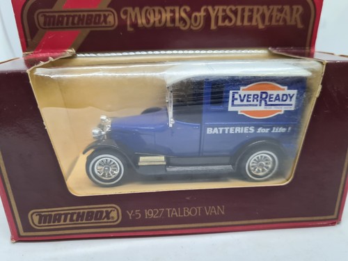 Matchbox Models of Yesteryear Y-5 1927 TALBOT VAN EVER READY BATTERIES New 1:47 - Picture 2 of 8