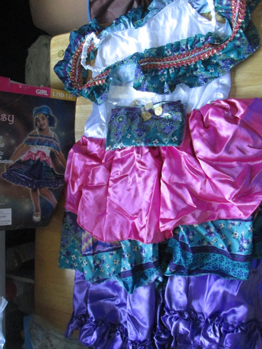 Gypsy Halloween Costume L (10-12) NEW Fast Shipping - Picture 6 of 6