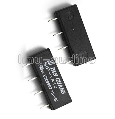 2PCS 12V Relay SIP-1A12 Reed Switch Relay 4PIN for PAN CHANG Relay NEW