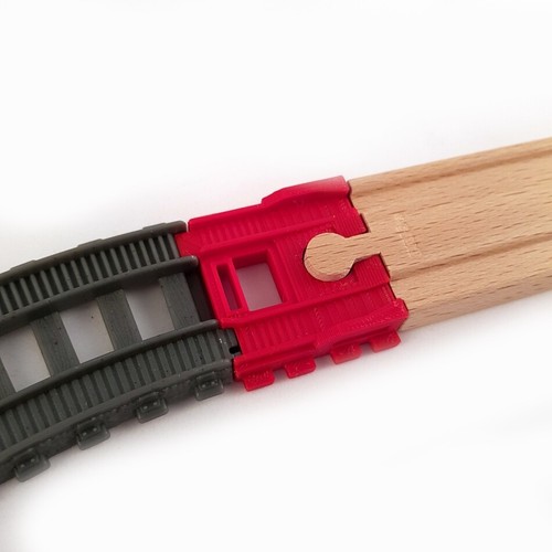 TrackMaster (2014+) to Wooden Railway Train Track Adapter 2pcs - Picture 7 of 9