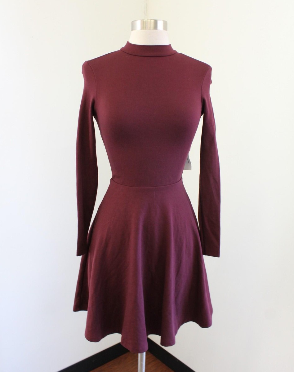 american apparel purple dress American Apparel Fine Jersey Leisure Dress