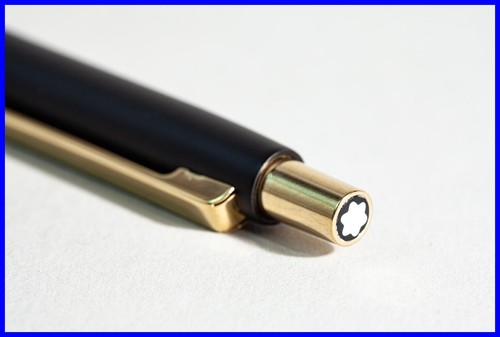 MONTBLANC Kugelschreiber SL Serie in Schwarz & Gold / W.-GERMANY 1987 - 第 4/6 張圖片