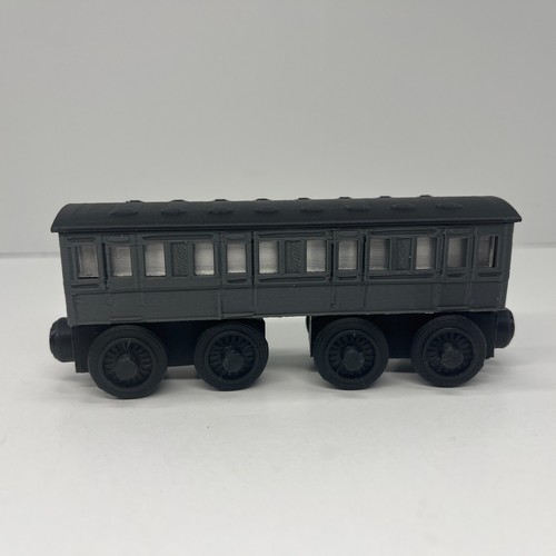 Wooden Railway Compatible Gray Passenger Train Custom Thomas and Friends Brio - Picture 5 of 7