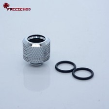 10X Silver FreezeMod brass 14MM G1/4 coupling fitting OD 14MM Rigid tubing water