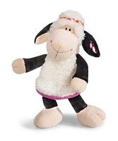 Nici 41306 MäH Yoga Kuscheltier Schaf Jolly Malou, 25 Cm