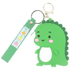 Coin Pouch Boys Purse Cartoon Wallet Small Dinosaur Keychain Travel Keyrings