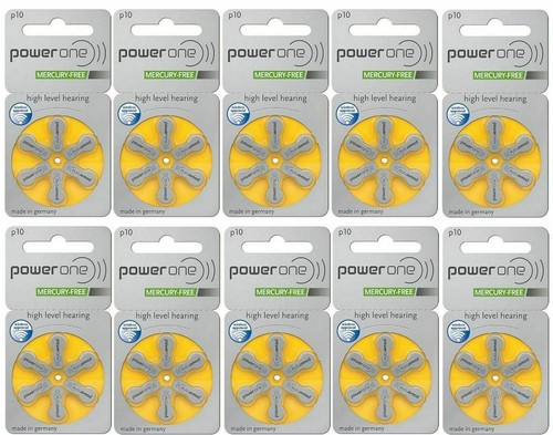 Powerone Hearing Aid Battery Size P10 - 30 to 240 batteries - Fresh Exp 2027 - Picture 7 of 8