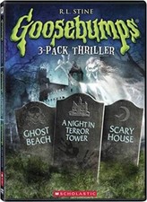 Goosebumps: Scary House  Ghost Beach  A Night - DVD - VERY GOOD