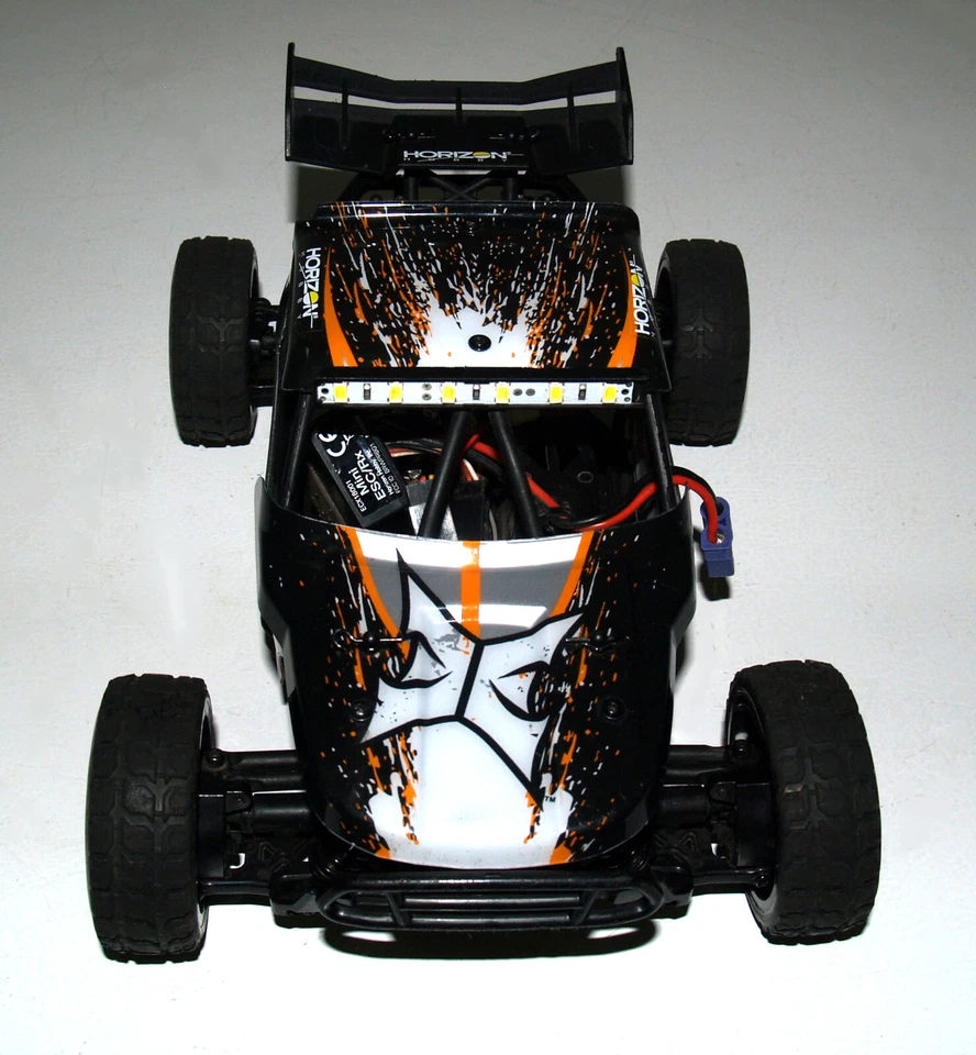 Ecx 1/18 Roost 4WD Desert Buggy RTR Black Orange  ECX01005 - Image 4 of 4
