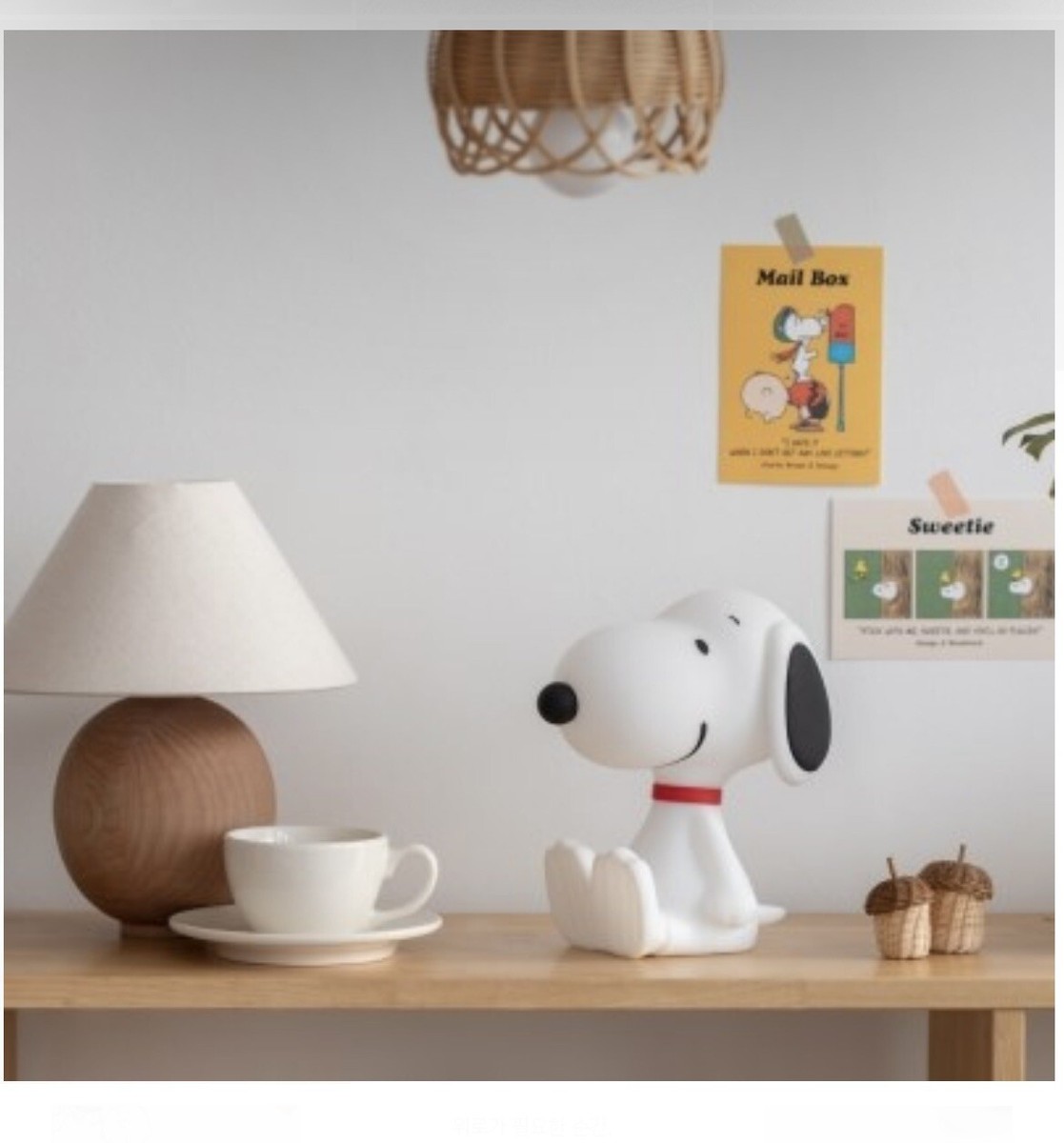 Peanuts Snoopy Touch Mood Light Cute Light Lamp Portable LED Mood