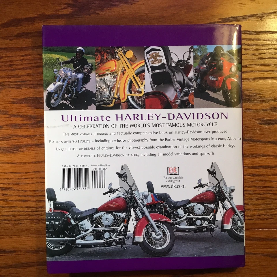 THE ULTIMATE HARLEY DAVIDSON BOOK Motorcycle Motorcycling Motorbike DK HB DJ - Image 2 of 4