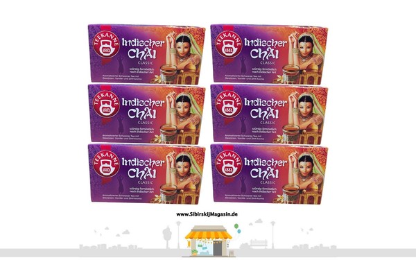 Teekanne Tee „Indischer Chai“ Classic WüRzig FernöStlich Nach Indischer Art6X40G-image