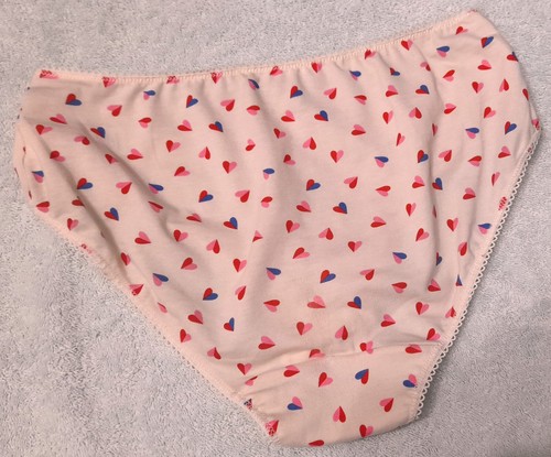 Niñas Lindas Bragas Crema Estampado Corazón Algodón Calzoncillos Bragas 13-14 años Reino Unido 10 - Imagen 9 de 11