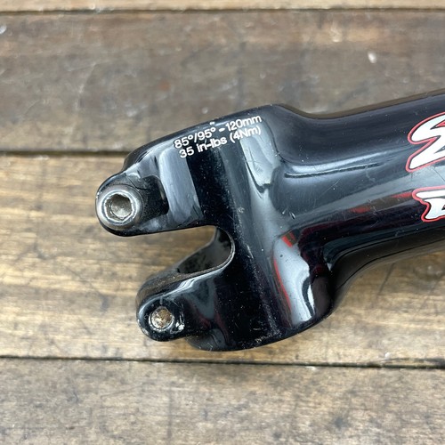 Salsa Moto Stem 1 1/8 Threadless 31.8 mm 120 mm Reach Black Red Vintage - Picture 7 of 15