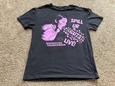 Olivia Rodrigo Shirt Medium Spill Ur Guts Live World Tour Black