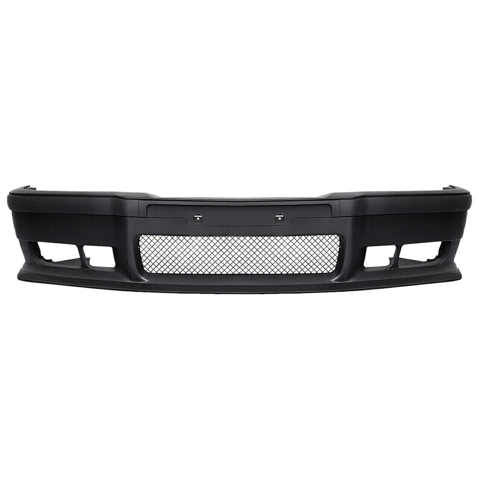 Kit de carrocería de parachoques delantero de repuesto + rejilla Fit 92-99 BMW E36 serie 3 1 pieza estilo M3 Foto 2 de 4