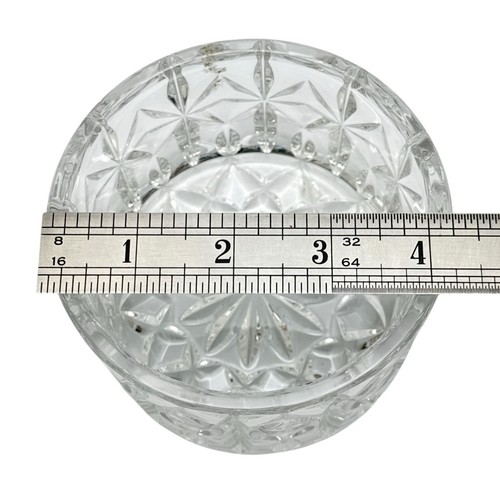 Caja de baratijas Waterford Crystal Balmoral con tapa redonda 4-1/4 - Imagen 8 de 10