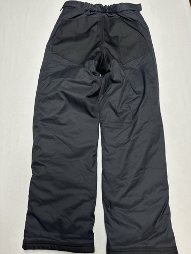 LL BEAN Snow/Ski Pants COLD BUSTER Kid 14 THINSULATE insulated Boy Girl Black 3m - Picture 3 of 6