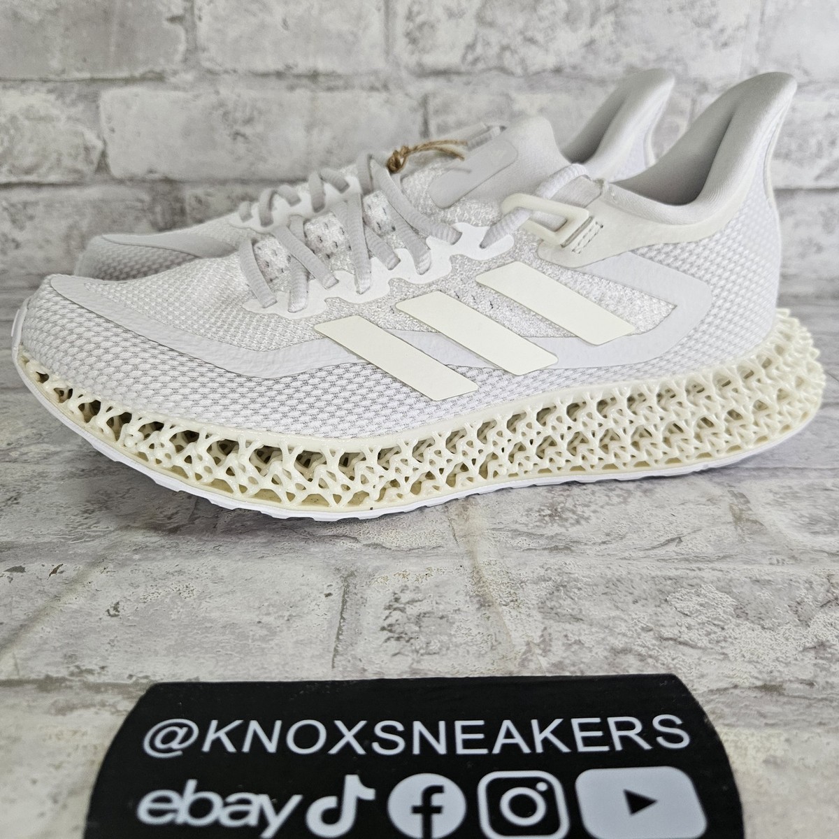 Adidas 4DFWD 2 W White Grey Running Shoe GX9271 Women's Size