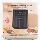 Chefman TurboFry 2 Quart Mini Air Fryer with Touch Control Compact Black