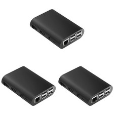 3X Case for 3 Model B, Pi 2 Model B  Pi B 4 Black F8R82447