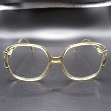 Luxottica Deanna Greymist Eyeglass Frames Vintage Italy Women's Full Rim