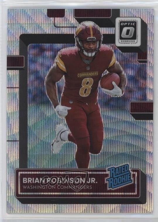 2022 Panini Donruss Optic Rated Rookie Wave Prizm 256/300 Brian Robinson Jr #227