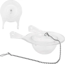 for Gerber 99-827 3 Inch Transparent Toilet Flapper with Strong Seal,Iron Cha...