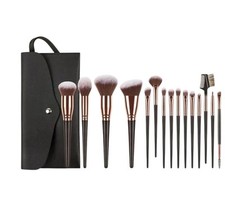 Makeup Brush Set - Vegan Professional Makeup Brushes 15 PCs