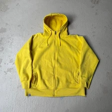Russell Athletic Yellow Zip Men's L Hoodie
