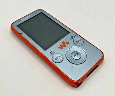 Sony Walkman NWZ-S638F Digital Media Player grau orange gebraucht FUNKTIONIERT