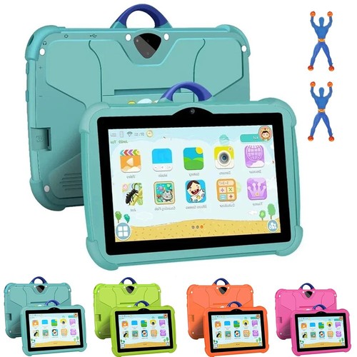 NEW Kids Tablet 7 Inch, Android, 4GB+64GB Storage, Bundle, WIFI, Free Case 2025 - Picture 3 of 25