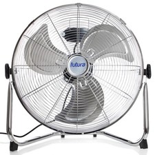 Futura 20" Floor Fan Air Cooling Circulator High Speed Aluminium Blades Powerful