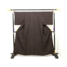 Authentic Komon small patterned kimono , supervised by the 12th Ichikawa Da...