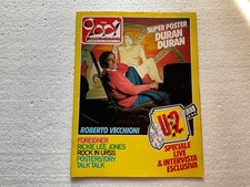 CIAO 2001 9 1985 DURAN DURAN TALK TALK POSTER VECCHIONI U2 MICK JAGGER FOREIGNER