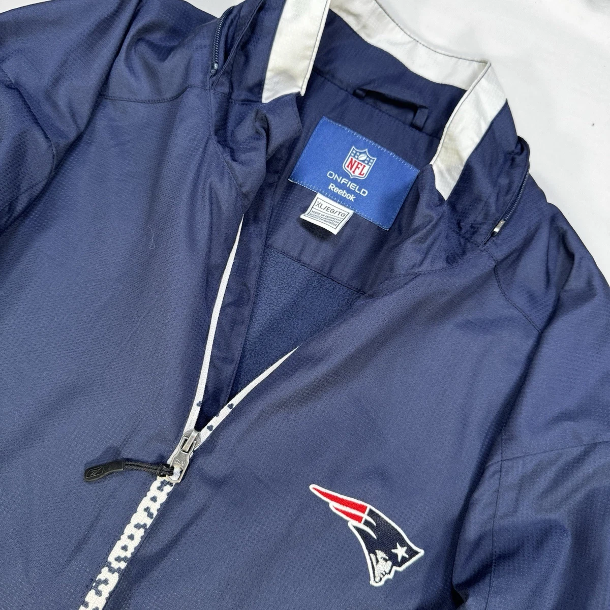 NFL TEAM APPAREL 『Patriots 』 プルオーバージャケット NFL Team Apparel Youth New England Patriots College Navy Extra