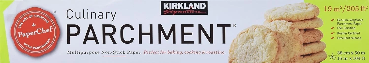 Kirkland Signature Non-Stick Parchment Paper Rolls 15in x 164ft 2-Pack