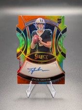 2025 Select - Tyler Shough RC Auto Tie Dye 01/25 - 1st On Print Rookie Autograph