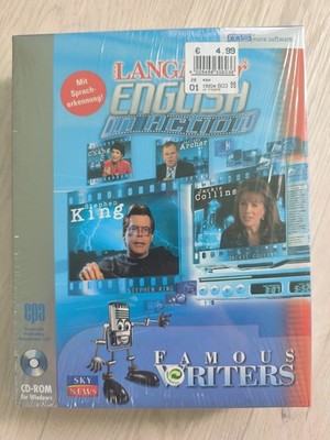 English In Action - Famous Writers Big Box PC CD Selten Rar Sammler Zustand NEU
