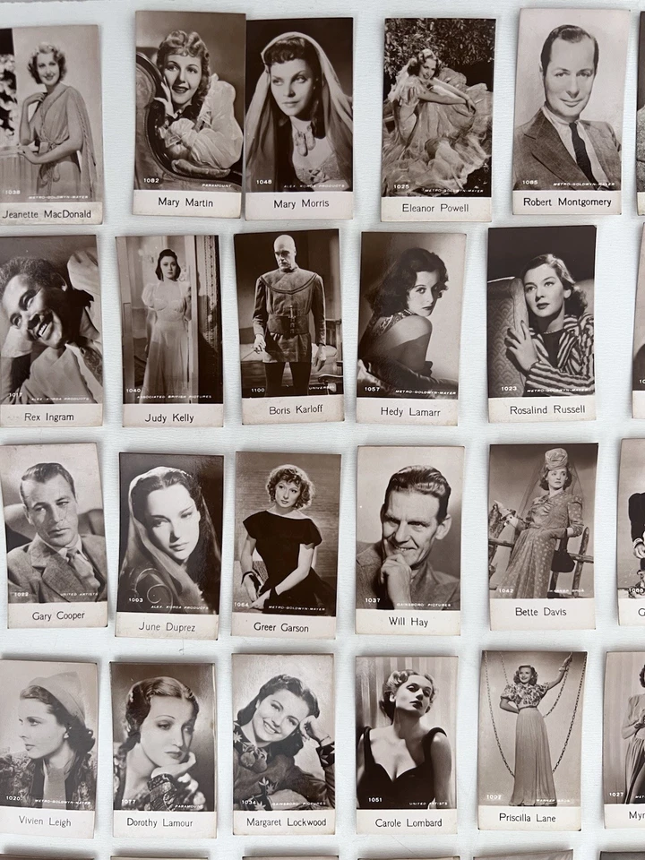 Wix Film Favourites 3rd Series 1939 Cigarette Cards 97/100 Near Complete Set - Image 3 of 4