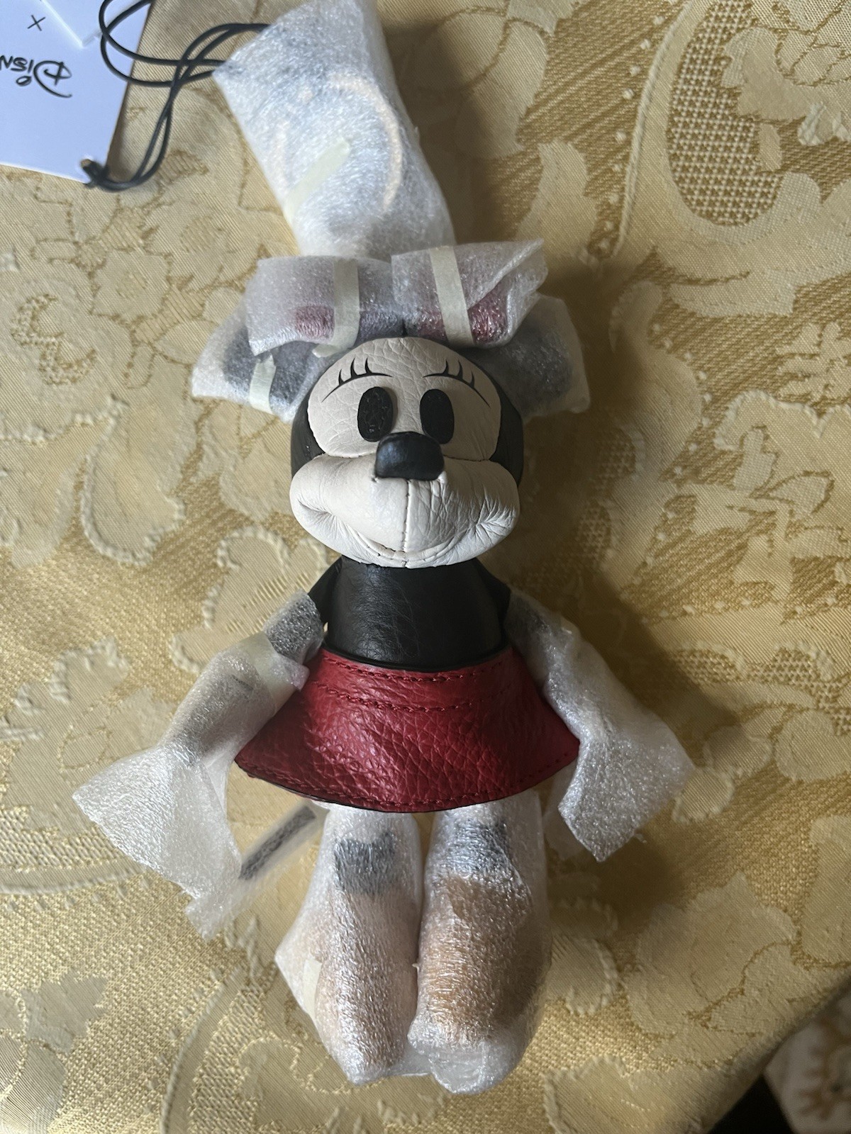 COACH x DISNEY Minnie Mouse Limited Edition Leather Bag Charm Key  Fob NWT New thumbnail 2